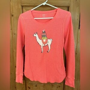Old Navy Thermal Pajama Top Size Medium